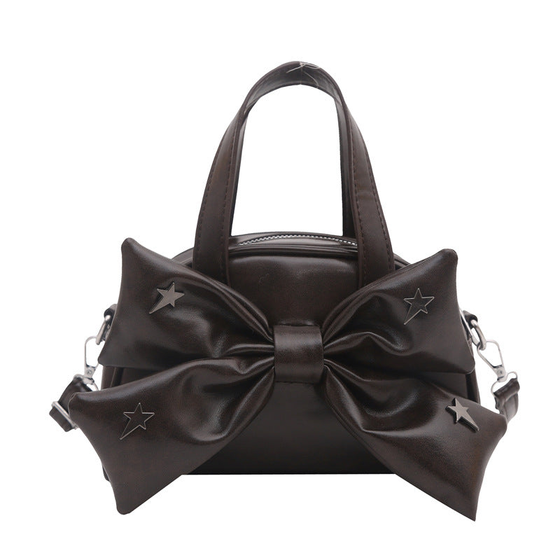 Damen Designer Handtasche mit verspieltem Schleifenakzent Nord Taschen