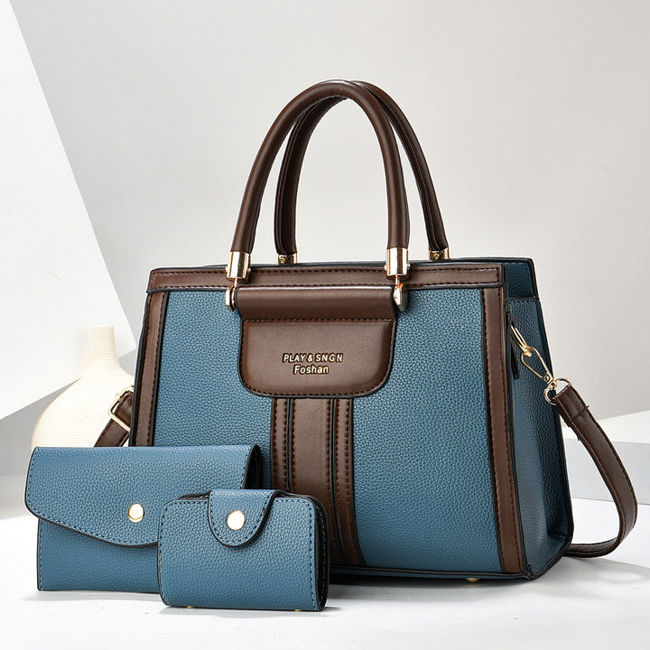 Damen Handtasche mit abnehmbarer Clutch und praktischen Fächern Nord Taschen