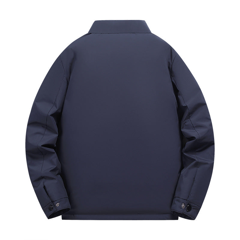 Herren Modische Übergangsjacke mit hochgeschlossenem Kragen Nord Taschen