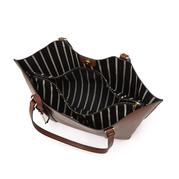 Damen Tote Tasche mit geräumigem Innenleben und eleganten Tragegriffen Nord Taschen