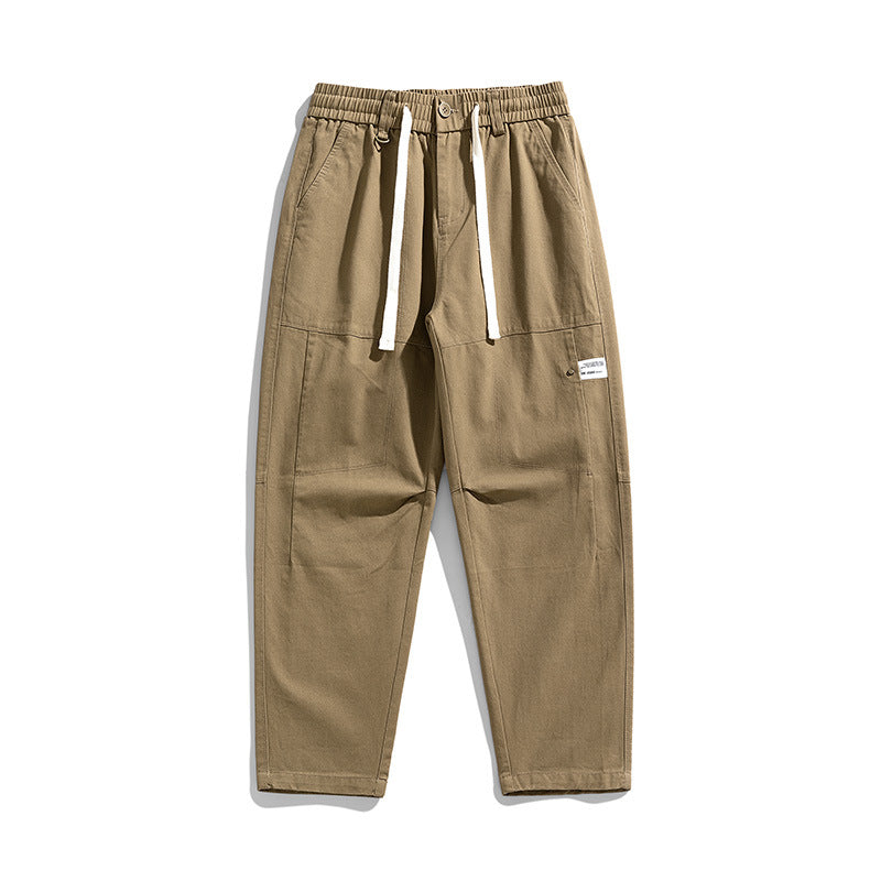 Herren Locker geschnittene Cargo-Jogginghose mit Tunnelzug, Knieabnähern und Utility‑Details Nord Taschen