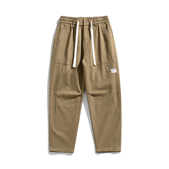 Herren Locker geschnittene Cargo-Jogginghose mit Tunnelzug, Knieabnähern und Utility‑Details Nord Taschen
