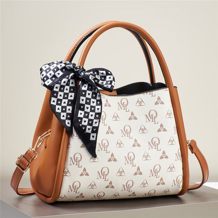Damen elegante Handtasche mit verspieltem Schleifenakzent Nord Taschen