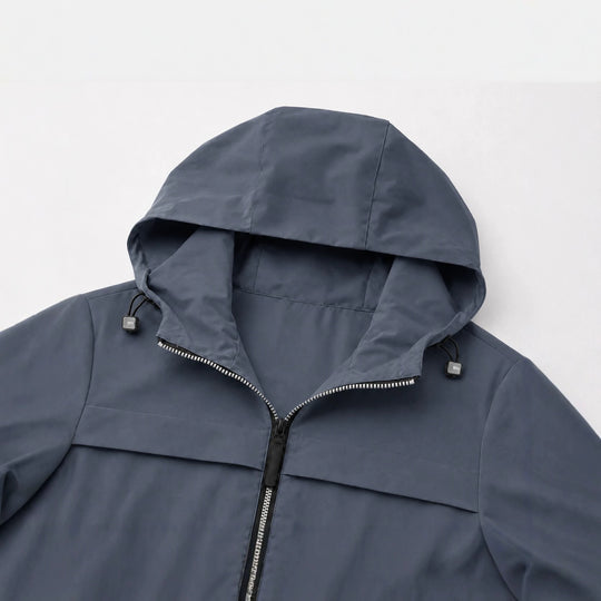 Herren Leichte wasserabweisende Kapuzen‑Softshelljacke mit Reißverschlusstaschen Nord Taschen