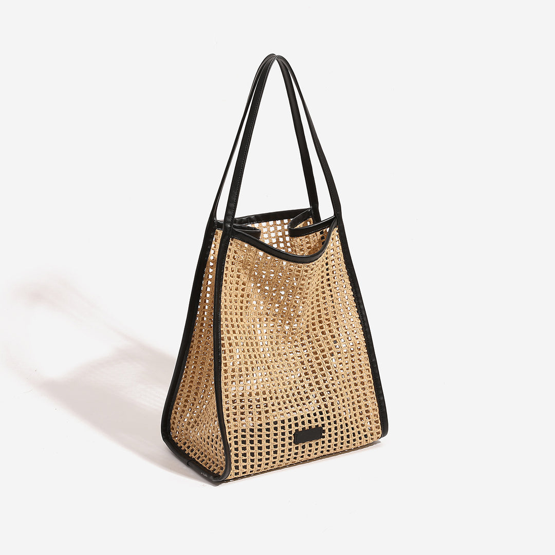 Damen Strukturierte Netz Shopper-Tasche Nord Taschen
