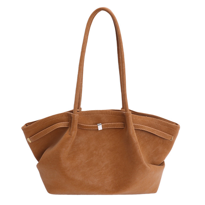 Damen Schultertasche aus hochwertigem Kunstleder mit dekorativem Anhänger Nord Taschen