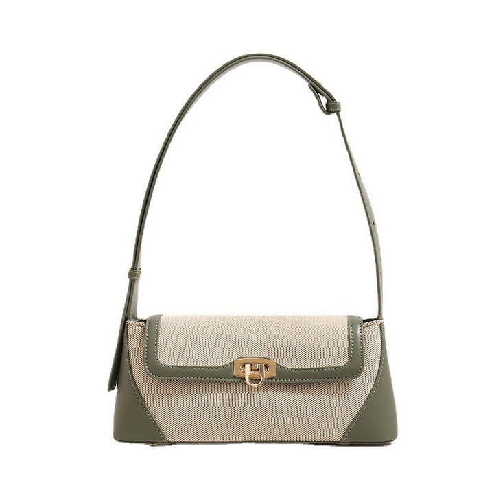 Damen elegante Umhängetasche mit gewebter Oberfläche und charmantem Reißverschluss Nord Taschen