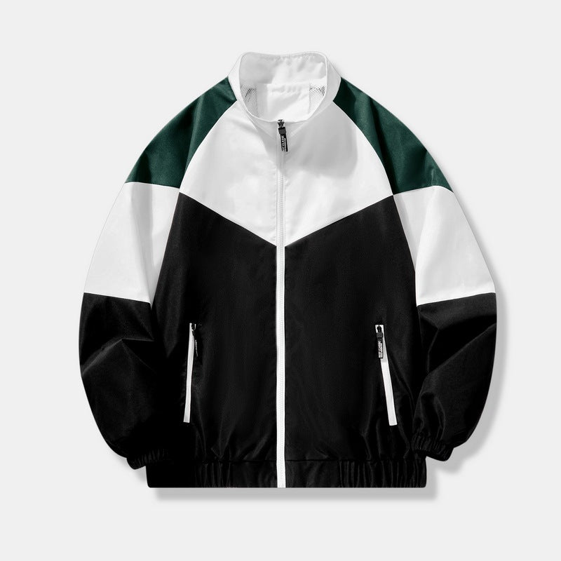 Herren Sportliche Übergangsjacke mit hohem Kragen und Reißverschluss Nord Taschen