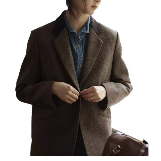 Damen Elegante und lässige Blazerjacke Nord Taschen