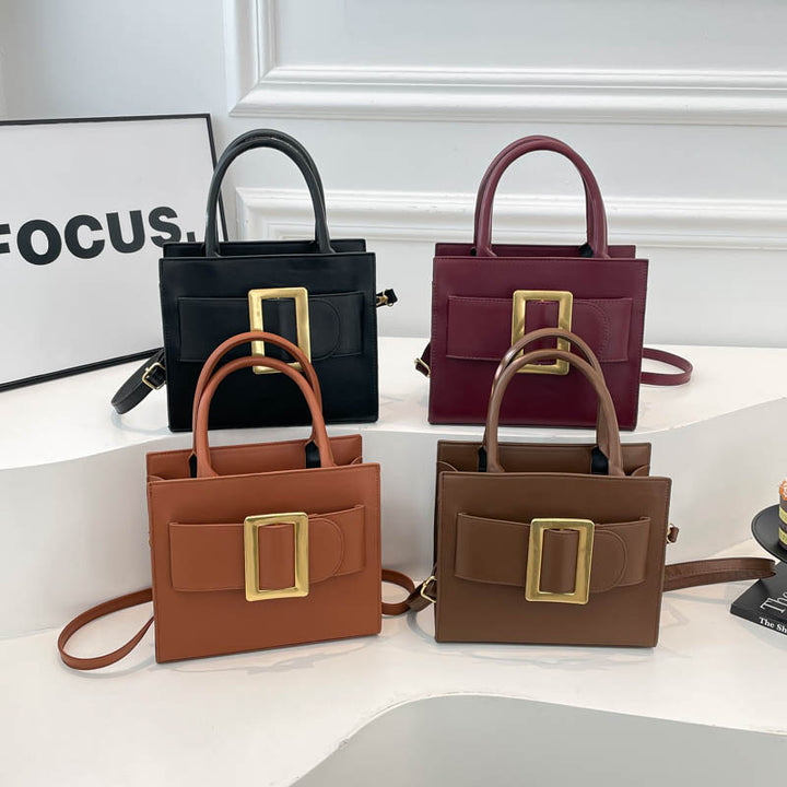 Damen-Handtasche mit dekorativer Schnallenapplikation Nord Taschen