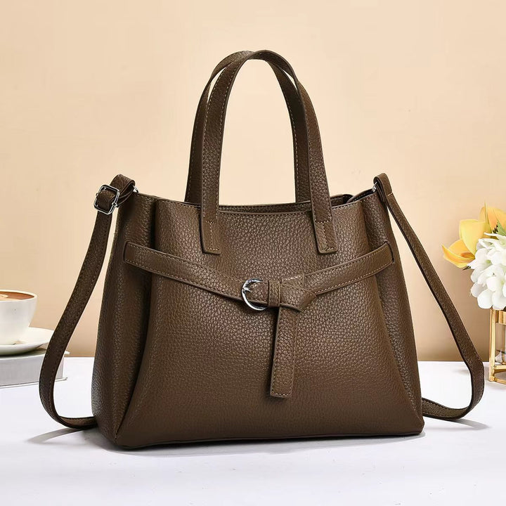 Damen elegante Handtasche mit vielseitigem Tragegurt Nord Taschen
