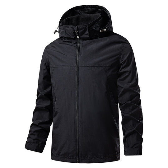 Herren Leichte Outdoorjacke mit verstellbarer Kapuze Nord Taschen 1787797788