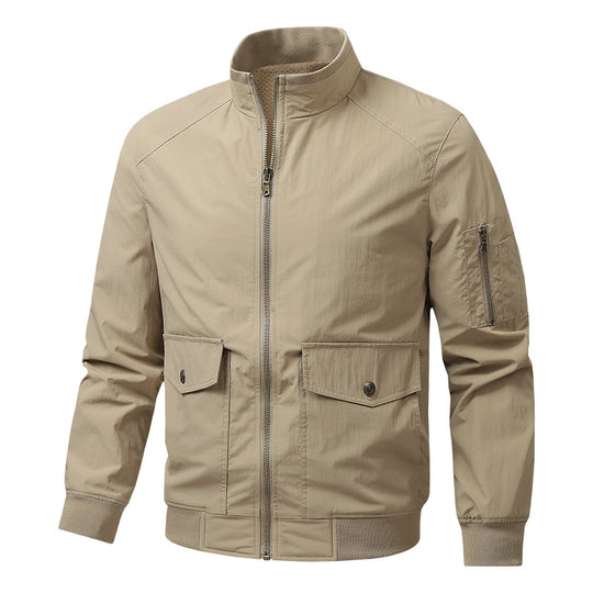 Herren Sportliche Jacke mit hohen Kragen und praktischen Taschen Nord Taschen