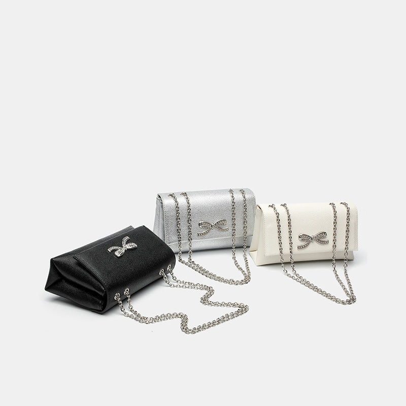 Damen Clutch-Tasche mit funkelndem Kristallverzierung Nord Taschen