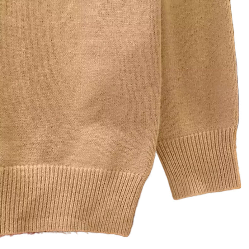 Herren Polokragen-Feinstrickpullover mit Emblem und gerippten Bündchen Nord Taschen
