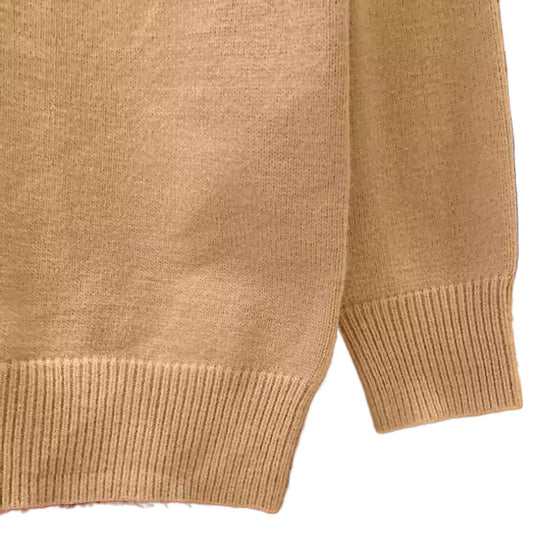 Herren Polokragen-Feinstrickpullover mit Emblem und gerippten Bündchen Nord Taschen