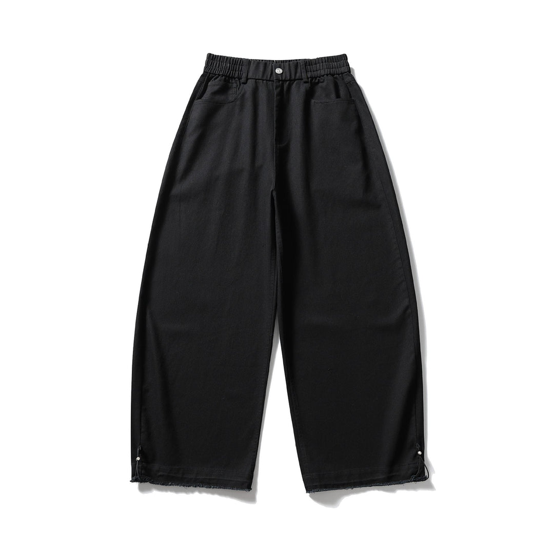 Damen Culotte-Hose im weiten Schnitt mit elastischem Bund und Kordelzug Nord Taschen