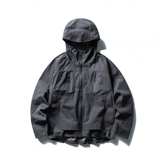 Unisex Leichte Softshell-Outdoorjacke mit verstellbarer Kapuze, wasserabweisender Membran und ergonomischen Brusttaschen Nord Taschen