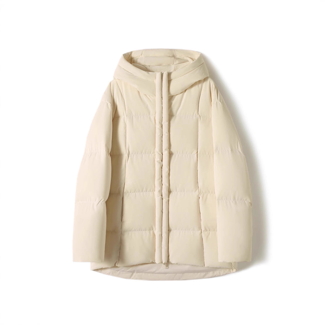 Damen Modische lange Daunenjacke Nord Taschen