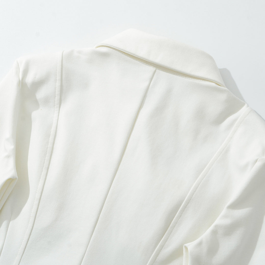 Damen Taillierte Hemdbluse mit Brustklappen und taillierten Abnähern Nord Taschen