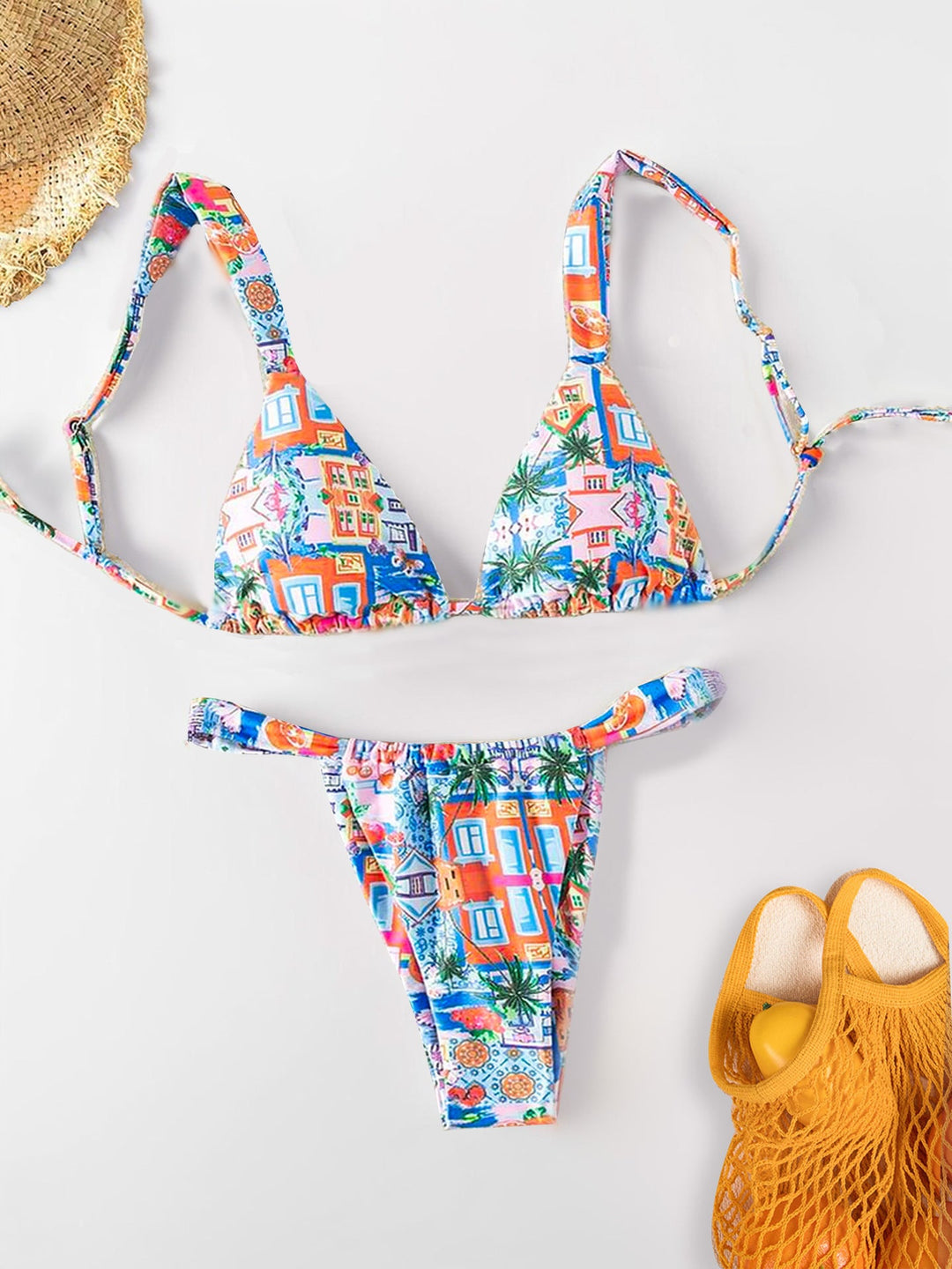 Damen Bikini-Set mit floralem Design