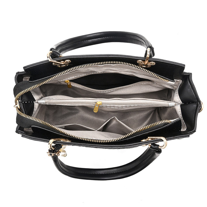 Damen stilvolle Handtasche mit eleganter Prägung Nord Taschen