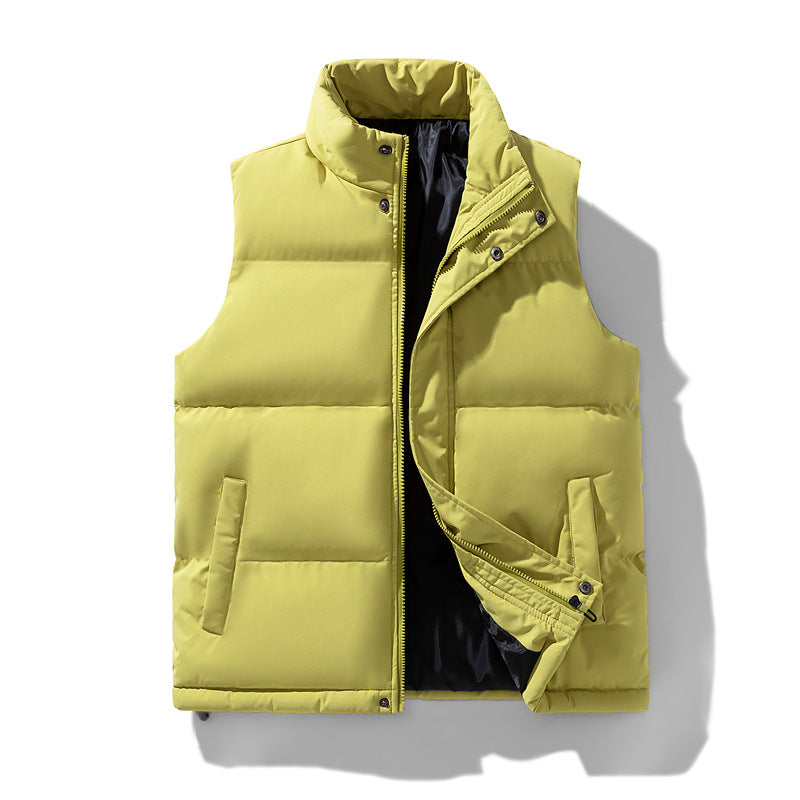 Herren Isolierende Outdoor-Steppweste mit hohem Kragen, 2‑Wege‑Reißverschluss & verdeckten Eingrifftaschen Nord Taschen