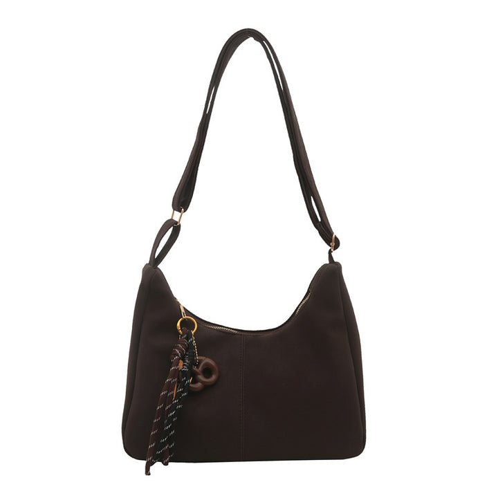 Damen Schultertasche mit modischem Anhänger Nord Taschen