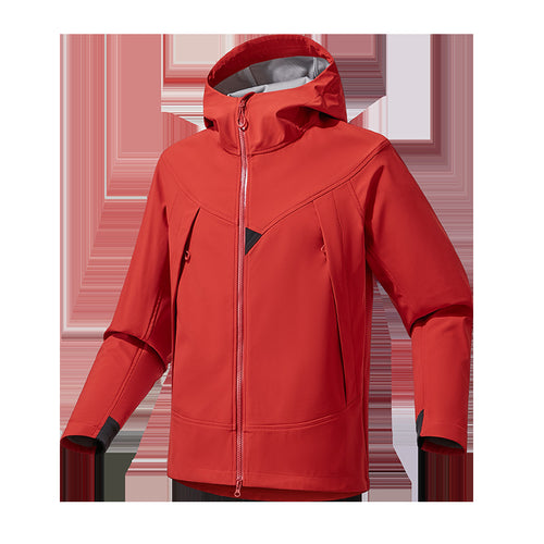 Herren Leichte Softshell‑Hoodiejacke mit winddichter atmungsaktiver Membran und ergonomischem Schnitt Nord Taschen