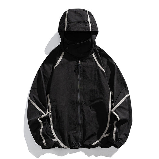 Unisex Weite Ripstop-Hose im Balloon‑Schnitt mit Tunnelzugbund und Utility‑Taschen Nord Taschen