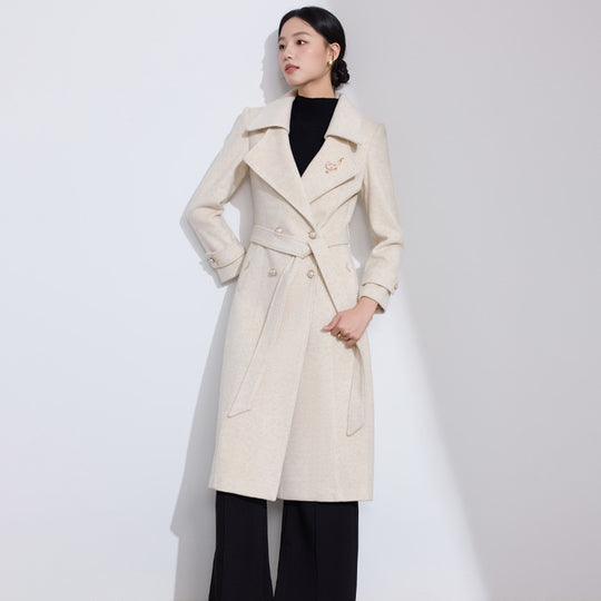 Eleganter Wollmantel Damen