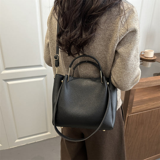 Damen elegante Henkeltasche aus hochwertigem Kunstleder Nord Taschen