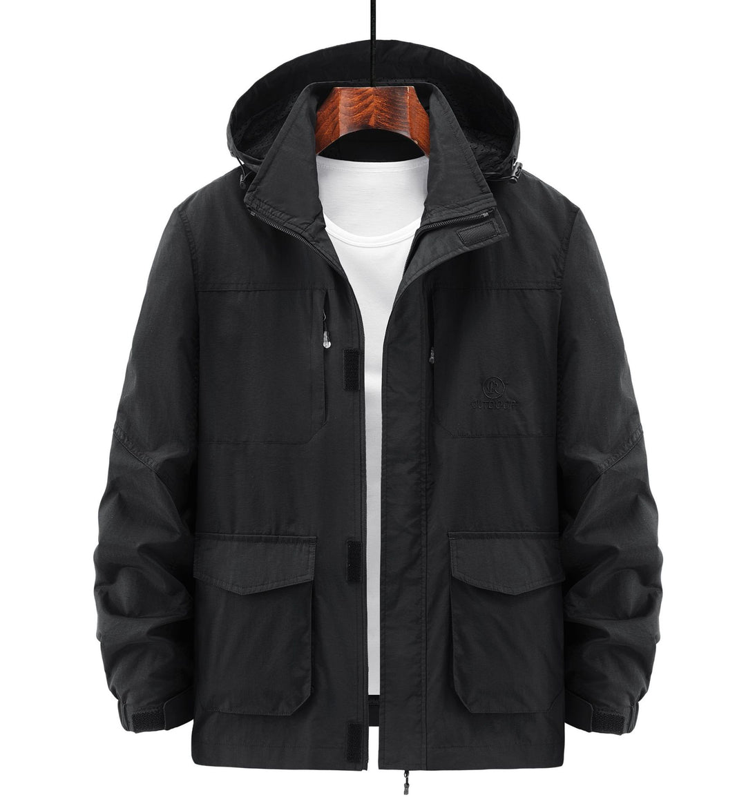 Herren Robuste Wetterjacke mit praktischen Taschen Nord Taschen