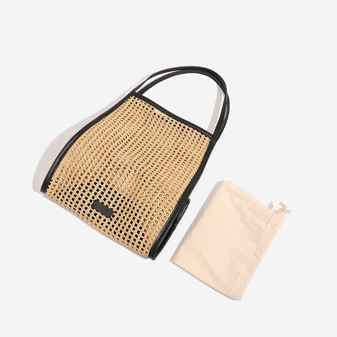 Damen Strukturierte Netz Shopper-Tasche Nord Taschen
