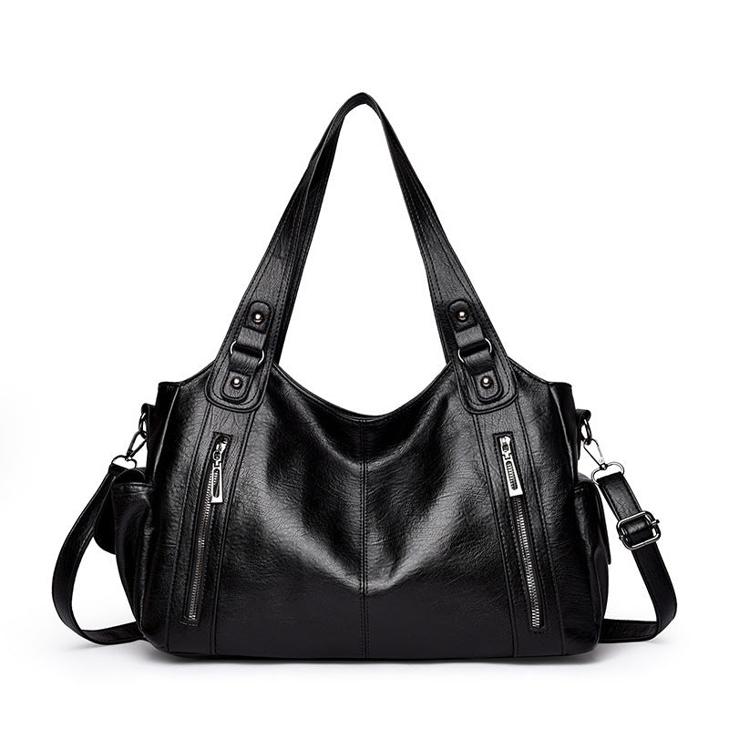 Damen Hobo-Tasche mit eleganten Reißverschlussfächern und verstellbarem Schultergurt Nord Taschen