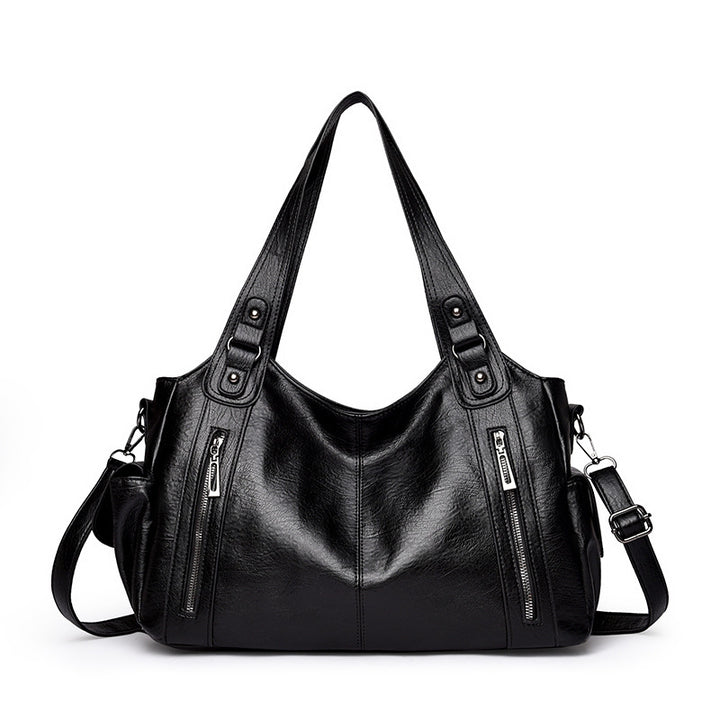 Damen Hobo-Tasche mit eleganten Reißverschlussfächern und verstellbarem Schultergurt Nord Taschen