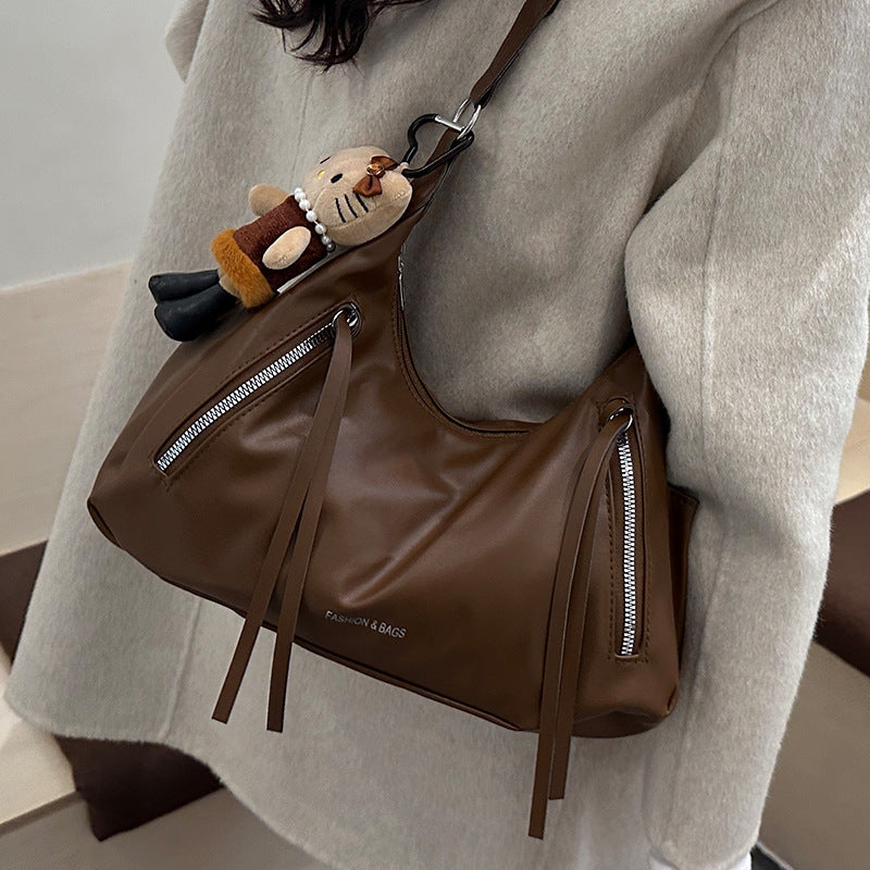 Damen Hobo-Tasche mit modischem Design und praktischen Reißverschlusstaschen Nord Taschen