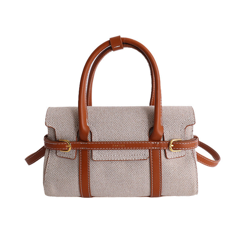 Damen Tragetasche mit eleganten Lederakzenten Nord Taschen