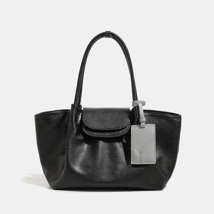 Damen Shopper-Tasche aus hochwertigem Kunstleder mit elegantem Magnetverschluss Nord Taschen