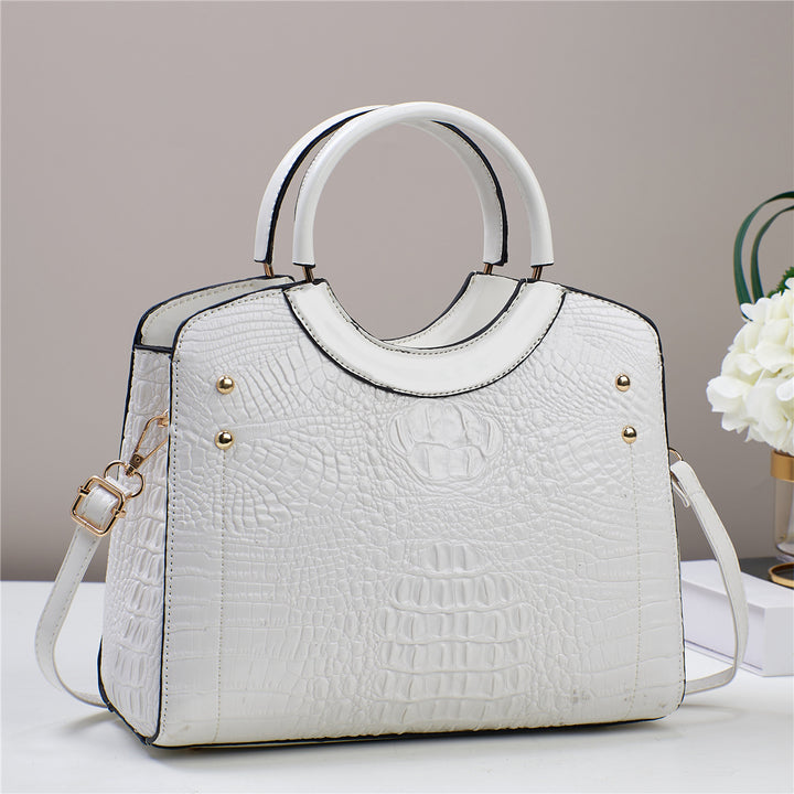 Damen elegante Handtasche mit stilvollem Griffdesign Nord Taschen