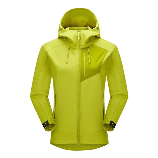 Herren Softshell-Trekkingjacke mit Kapuze atmungsaktiv winddicht dehnbar Nord Taschen