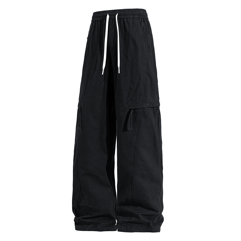 Herren Weite Cargo-Jogginghose im Baggy‑Schnitt mit Kordelbund & Mehrfachtaschen Nord Taschen