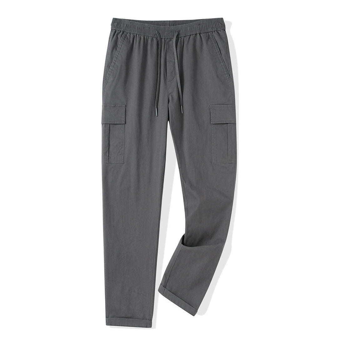Herren Cargo-Jogginghose mit elastischem Bund, Kordelzug und aufgesetzten Klappentaschen Nord Taschen