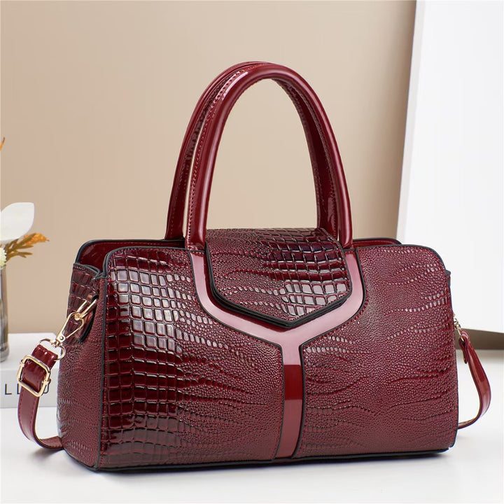 Damen elegante Handtasche im modernen Krokodillederstil Nord Taschen