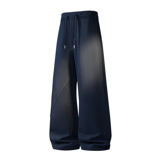 Damen Weite Lounge-Jogginghose mit hohem Bund, Tunnelzug & dekorativen Teilungsnähten Nord Taschen