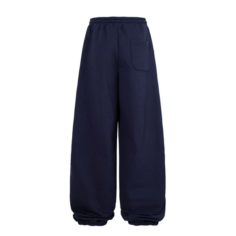 Damen Extraweite Palazzo-Sweathose mit hohem Komfortbund und Ballon-Saum Nord Taschen