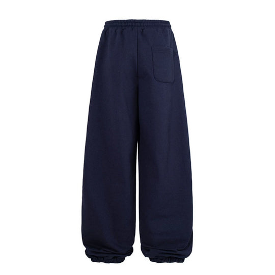 Damen Extraweite Palazzo-Sweathose mit hohem Komfortbund und Ballon-Saum Nord Taschen