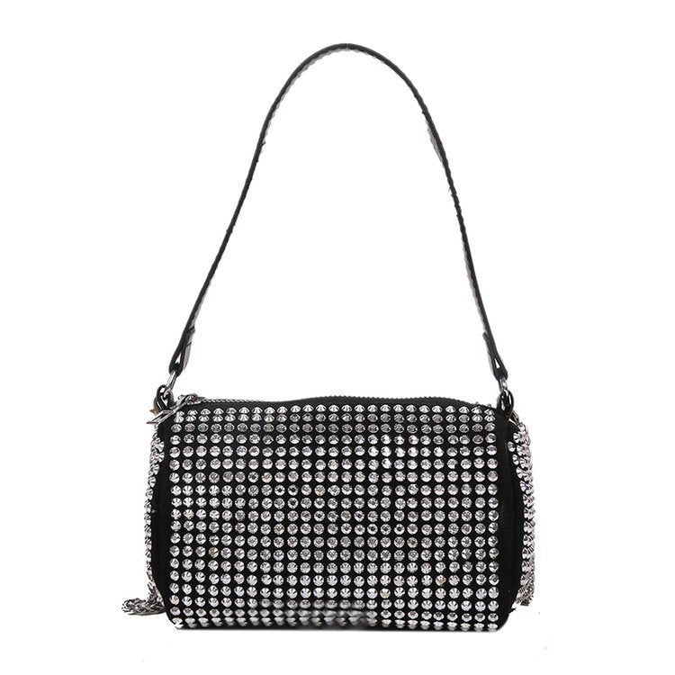 Damen glamouröse Abendtasche mit Strasssteinverzierungen Nord Taschen