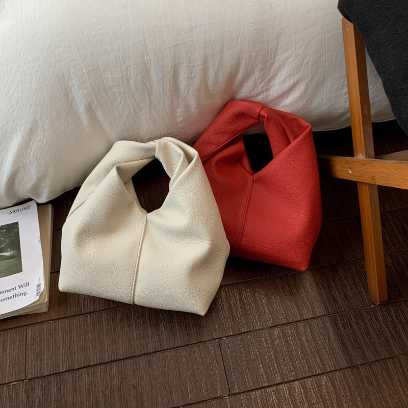 Damen Hobo-Tasche aus hochwertigem Kunstleder mit einzigartigem Knoten-Design Nord Taschen