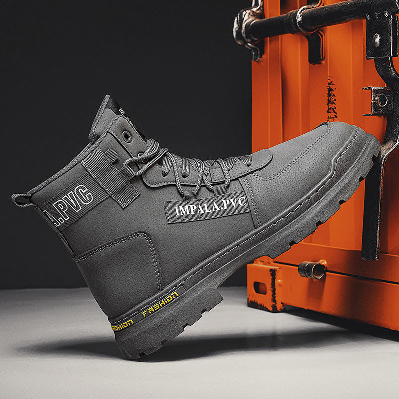 Damen Hohe Sicherheitsstiefel mit rutschfester Sohle und trendigem Design